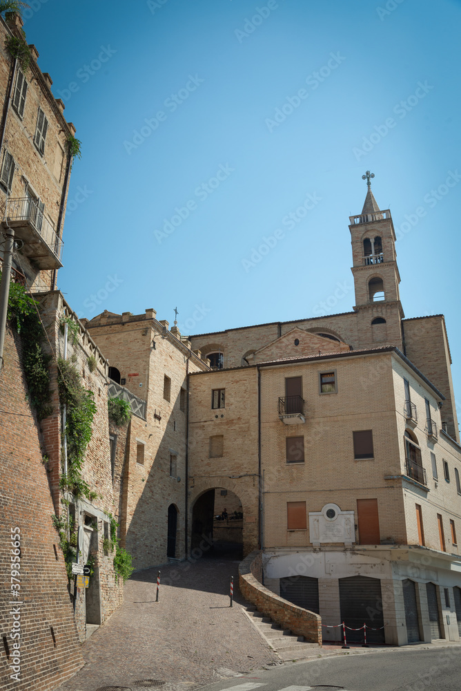View of Acquaviva Picena - Ascoli Piceno - Italy