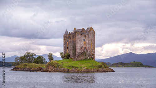 Castle Stalker  Caisteal an Stalcaire  in Port Appin in Scotland