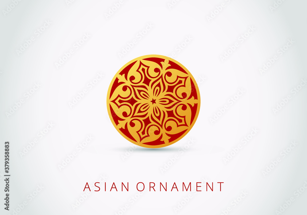 Ornament of curls and spirals on background. 3d ramadan islamic round pattern elements. Abstract Asian elements of the national pattern of the ancient nomads of the Kazakhs, Tatars, Bashkirs. Vector. Ornament of curls and spirals on background. 3d ramadan islamic round pattern elements. Abstract Asian elements of the national pattern of the ancient nomads of the Kazakhs, Tatars, Bashkirs. Vector.