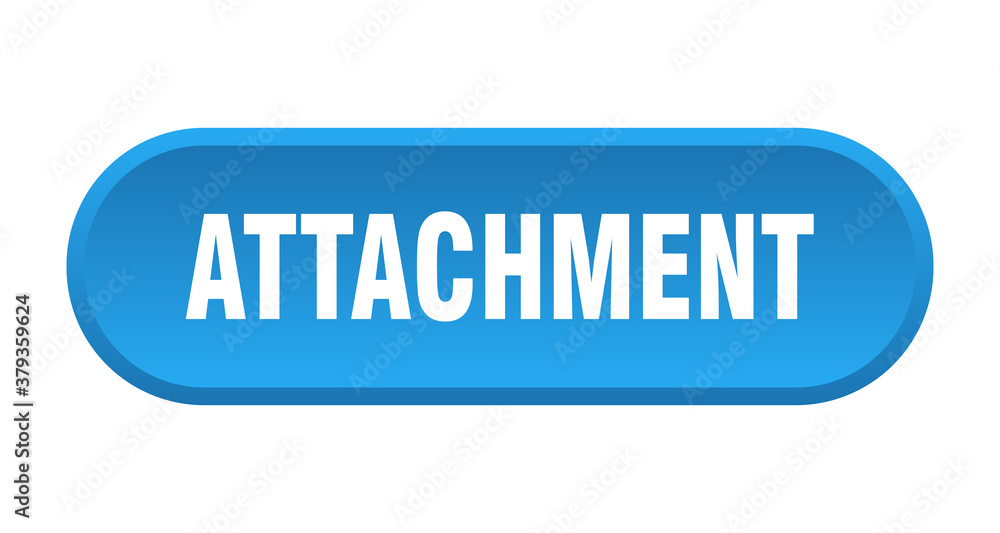 attachment button. rounded sign on white background attachment button. rounded sign on white background