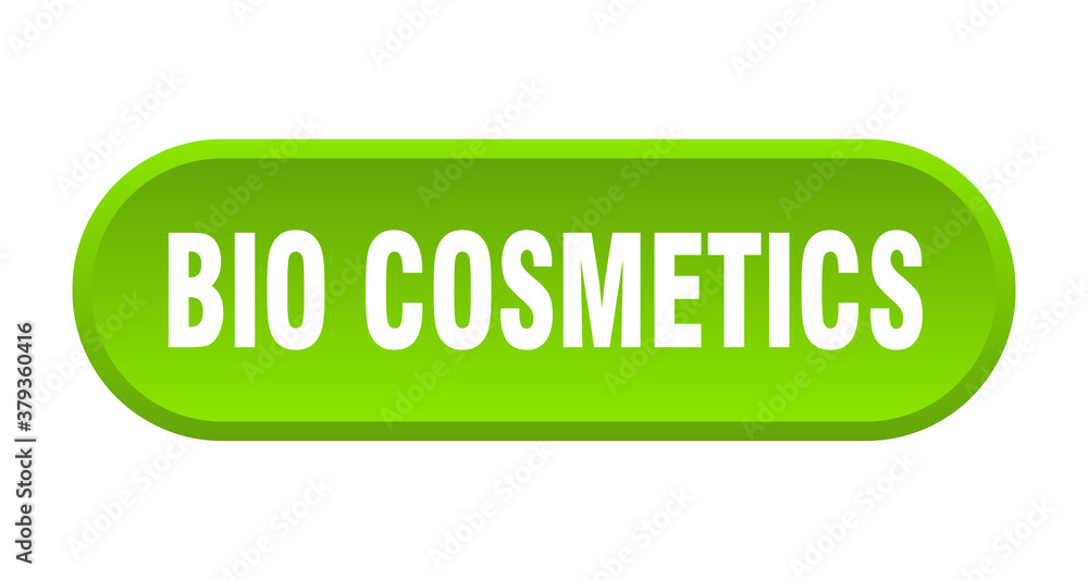 bio cosmetics button. rounded sign on white background bio cosmetics button. rounded sign on white background