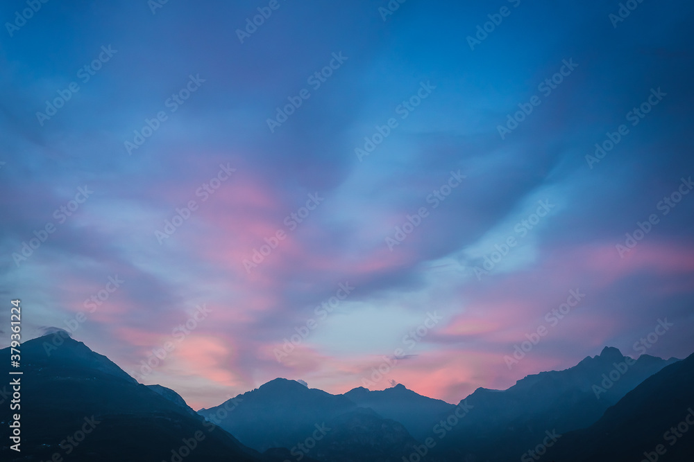 Italian Alps Sunset