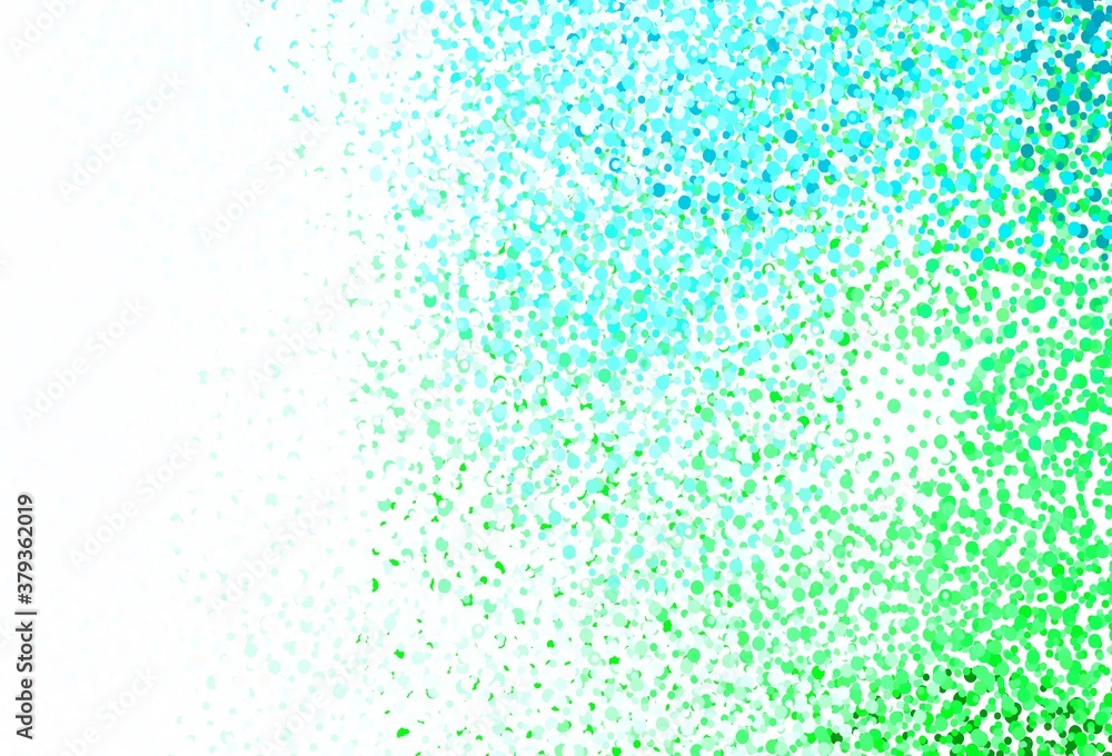 Light Blue, Green vector background with spots. Light Blue, Green vector background with spots.