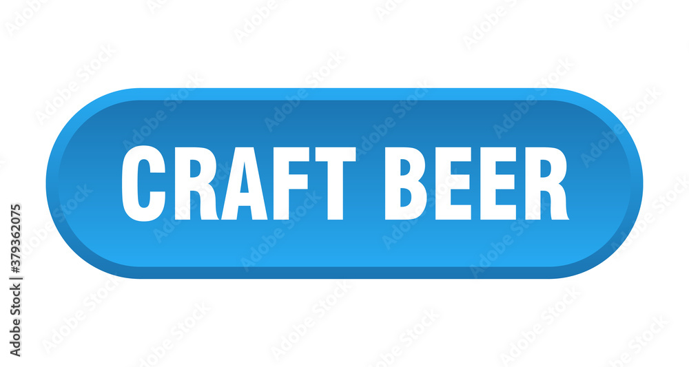 craft beer button. rounded sign on white background craft beer button. rounded sign on white background