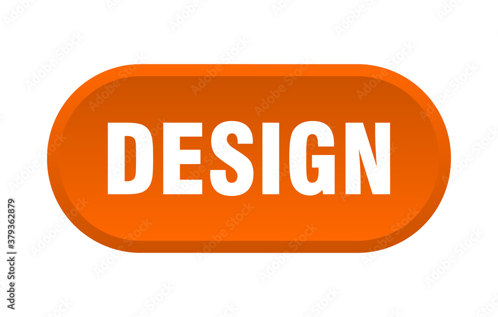 design button. rounded sign on white background design button. rounded sign on white background