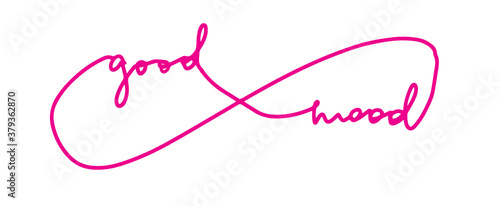 Good mood hand written lettering