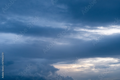 blue sky with clouds © Pakorn
