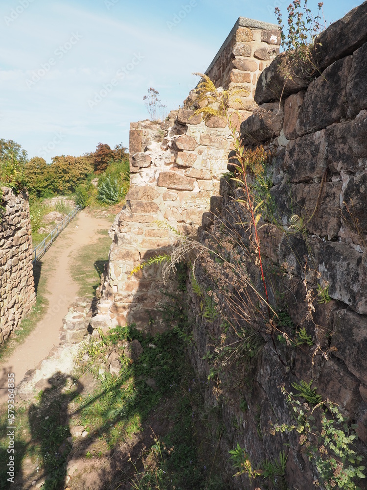 Burgruine Hohenburg bei Homburg im Saarland