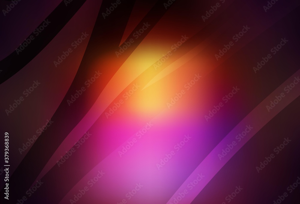 Dark Pink, Yellow vector blurred bright texture. Dark Pink, Yellow vector blurred bright texture.