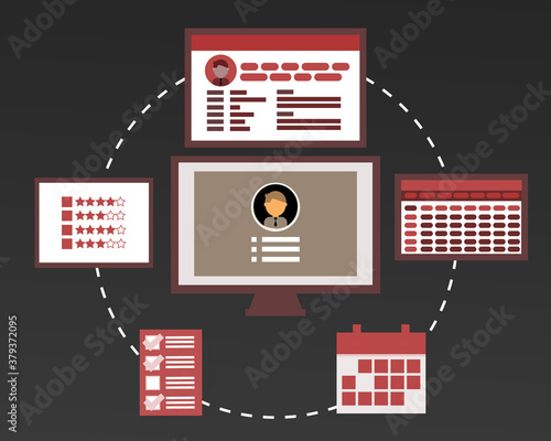 Data transform with Human resources database vector