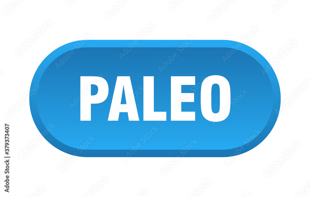 paleo button. rounded sign on white background paleo button. rounded sign on white background