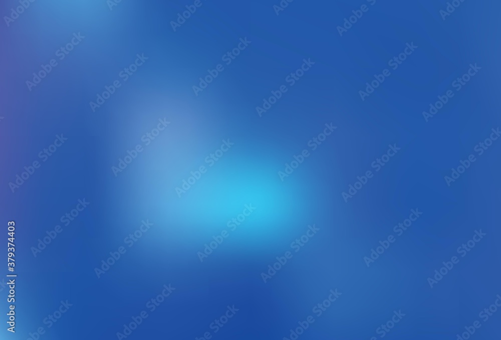 Fototapeta premium Light BLUE vector blurred shine abstract background.