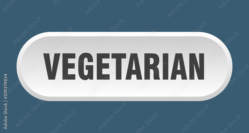 vegetarian button. rounded sign on white background vegetarian button. rounded sign on white background