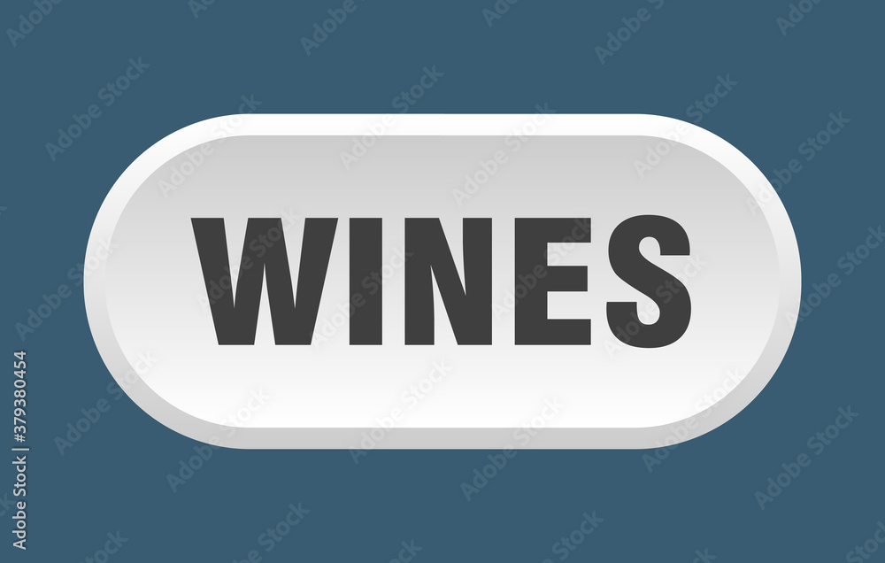 wines button. rounded sign on white background wines button. rounded sign on white background