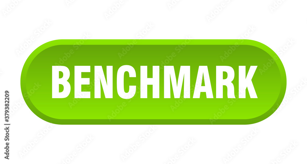 benchmark button. rounded sign on white background benchmark button. rounded sign on white background