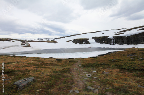 Aurlandsfjellet - a mountainous area and plateau in Norway photo