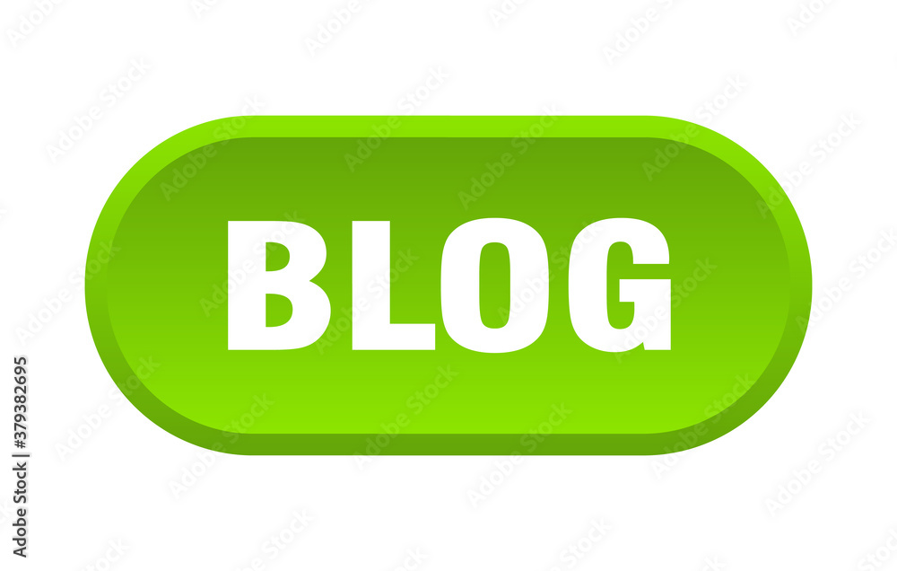 blog button. rounded sign on white background blog button. rounded sign on white background