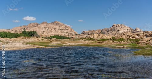 Bektau Ata Rocks Lake Kazakhstan