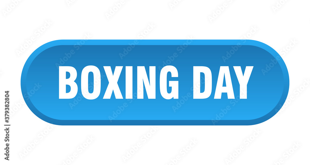 boxing day button. rounded sign on white background boxing day button. rounded sign on white background