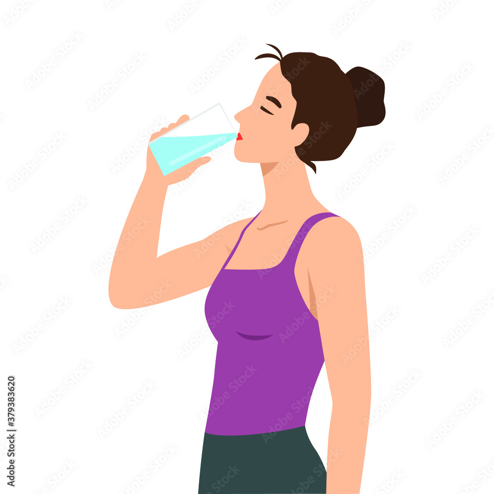 Attractive young woman is drinking water from a plastic bottle. Fitness and health. Attractive young woman is drinking water from a plastic bottle. Fitness and health.