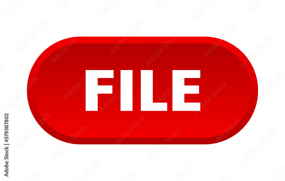 file button. rounded sign on white background file button. rounded sign on white background