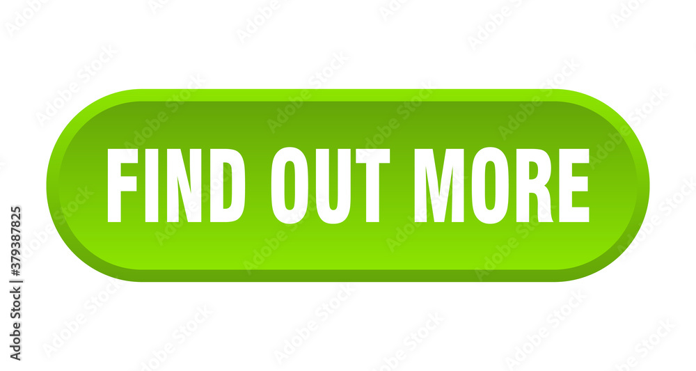 find out more button. rounded sign on white background find out more button. rounded sign on white background