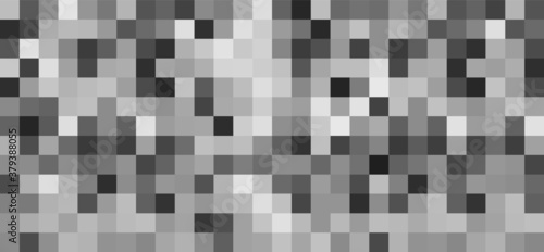 Gray screen pixel raster art icon Flat signal pixelated Funny vector squares pattern sign Pixels Bit rasters pictogram 8-bit Cartoon mosaic square icons Multi colored hexagon background Data display