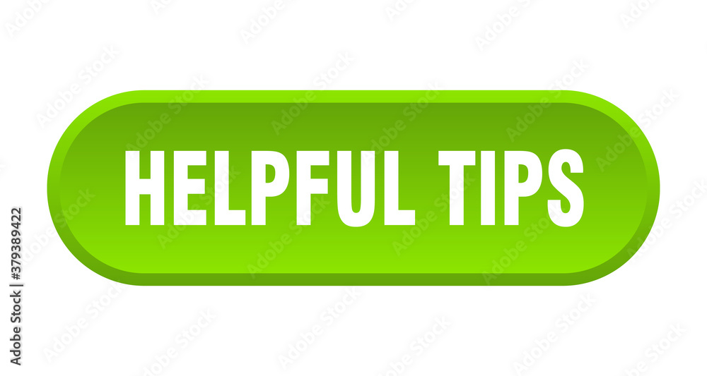 helpful tips button. rounded sign on white background helpful tips button. rounded sign on white background