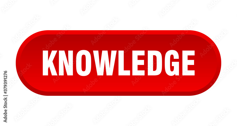 knowledge button. rounded sign on white background knowledge button. rounded sign on white background