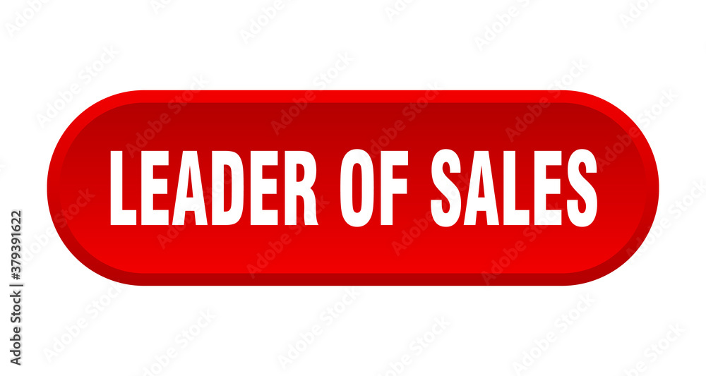 leader of sales button. rounded sign on white background leader of sales button. rounded sign on white background