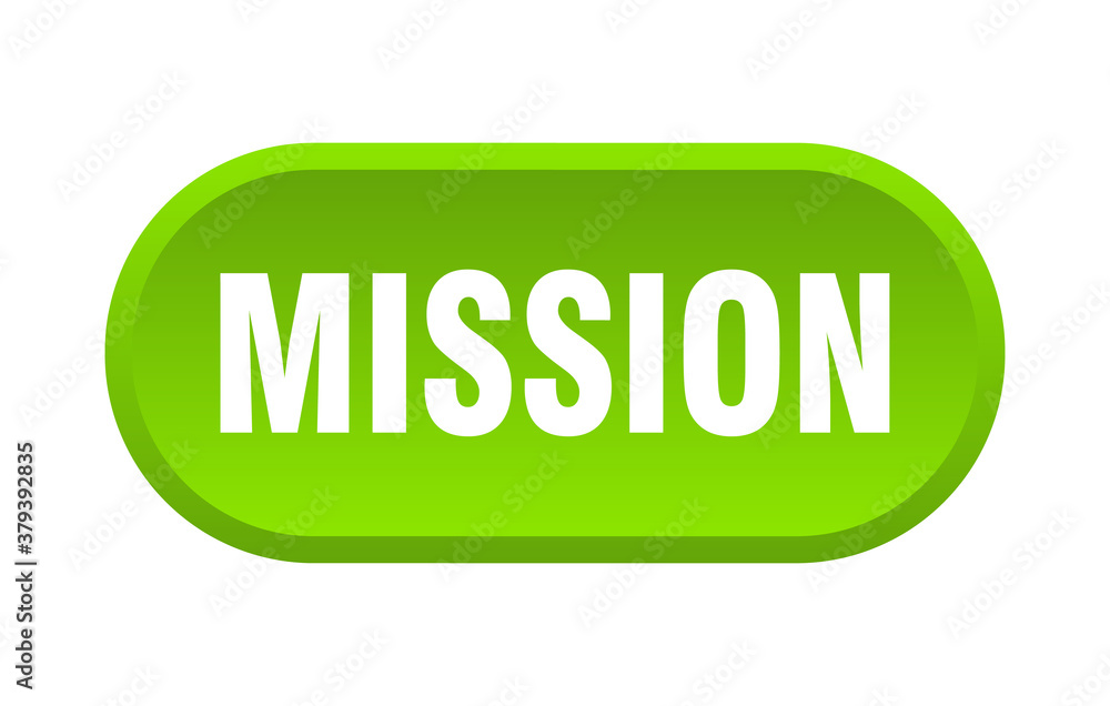 mission button. rounded sign on white background mission button. rounded sign on white background