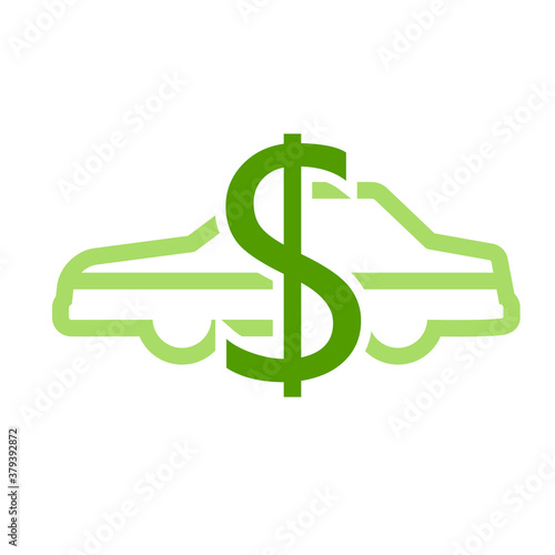 Buy junk car sign. Clipart image.