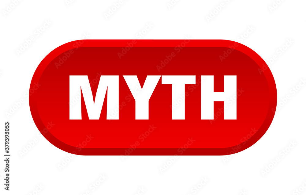 myth button. rounded sign on white background myth button. rounded sign on white background