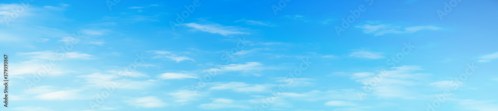 Fototapeta premium blue sky with beautiful natural white clouds