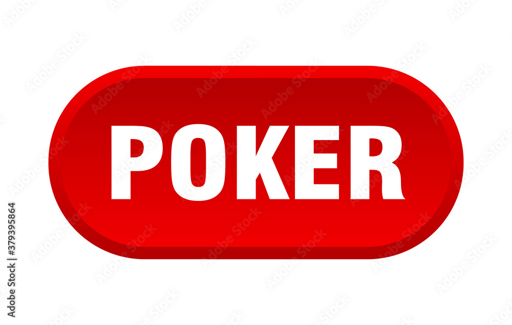 poker button. rounded sign on white background poker button. rounded sign on white background