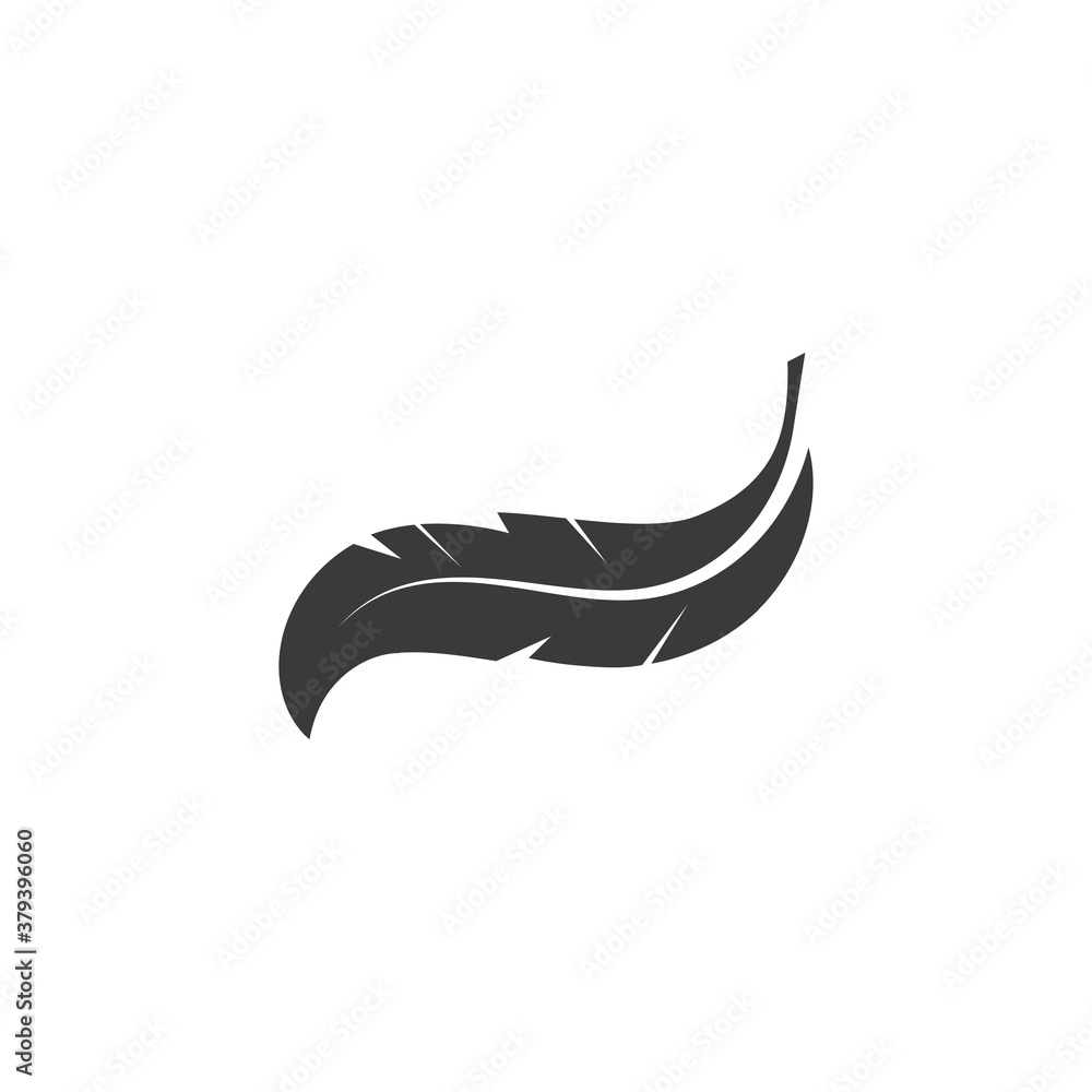 feather icon illustration vector template feather icon illustration vector template