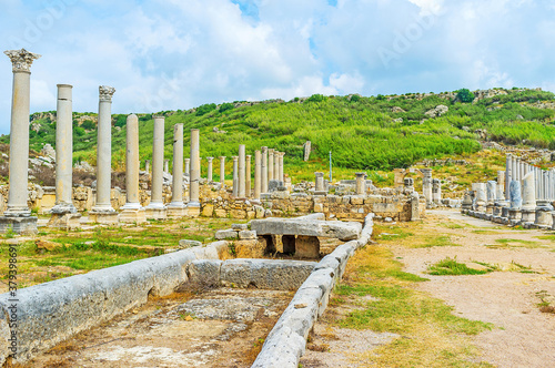 Anatolian city in Antalya, Turkey photo