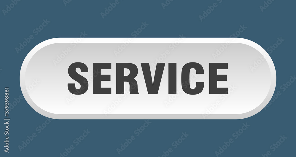 service button. rounded sign on white background service button. rounded sign on white background