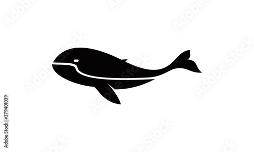 silhouette vector whale