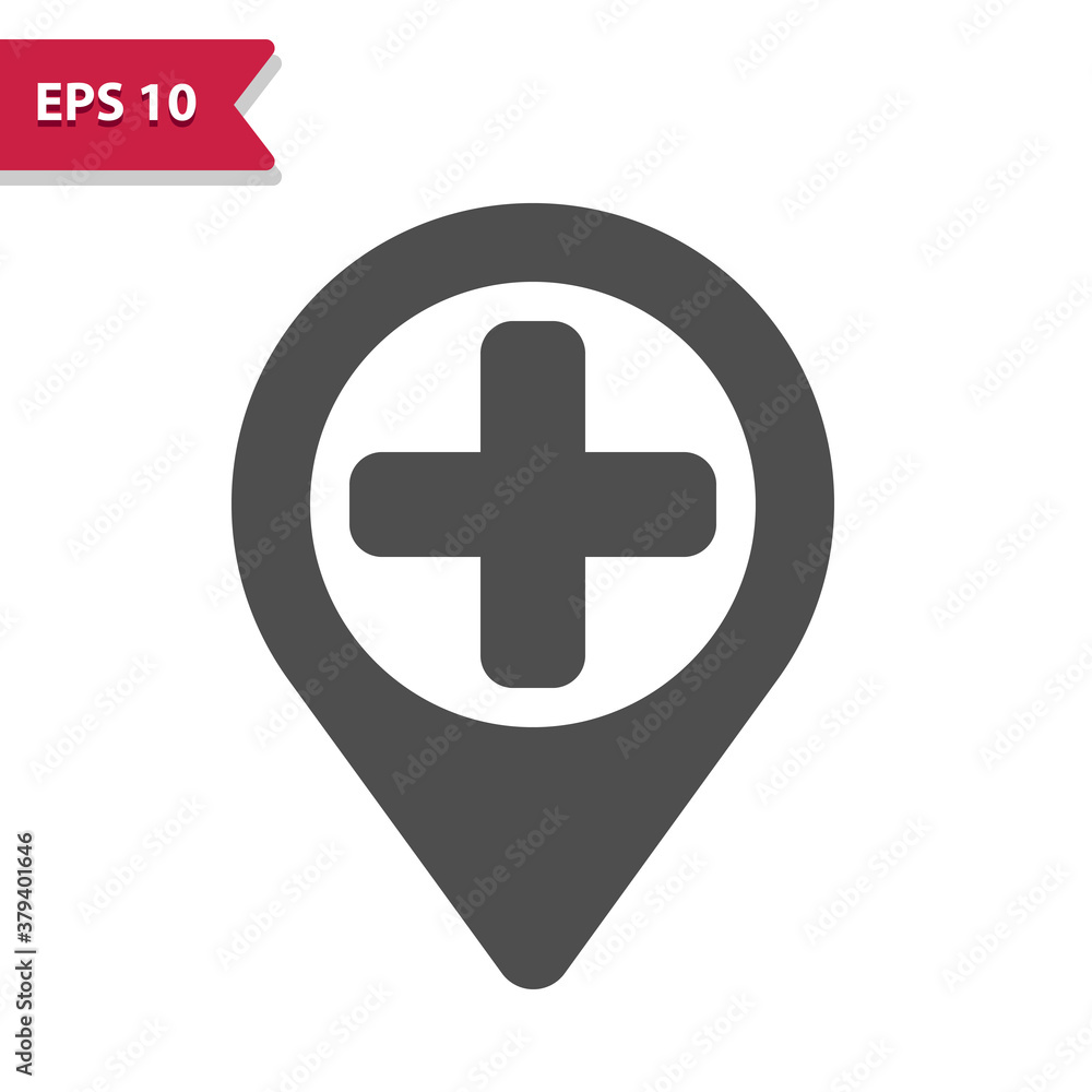 Obraz premium Hospital Location