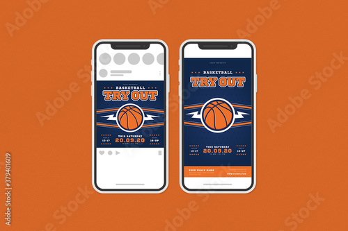 Basketball Try Out Social Media