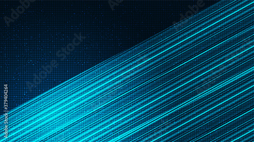 Flash Light on Technology Background,Digital and Connection Concept design,Vector illustration.