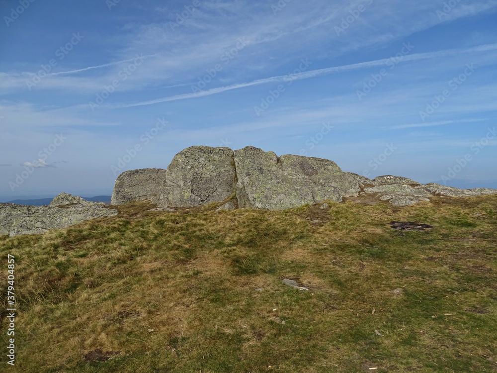 landscape with rocks