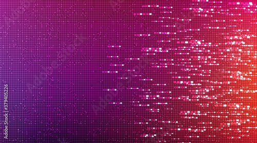 Colorful Circuit Microchip Technology on Future Background,Hi-tech Digital and Speed Concept design,Free Space For text in put,Vector illustration.