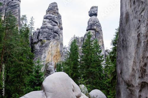 Rocky monuments, czech republic, prachovske rocks photo