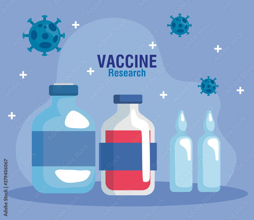 medical vaccine research coronavirus, medical vaccine research and educational microbiology for coronavirus covid19 vector illustration design medical vaccine research coronavirus, medical vaccine research and educational microbiology for coronavirus covid19 vector illustration design