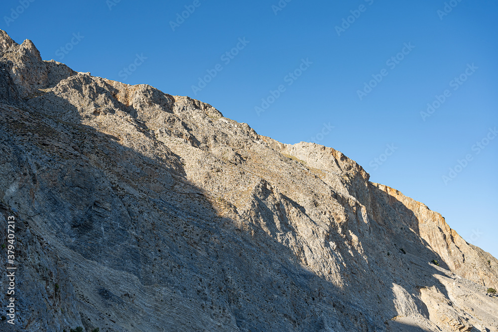 Felslandschaft an der Südküste Kretas bei Sfakia, Griechenland