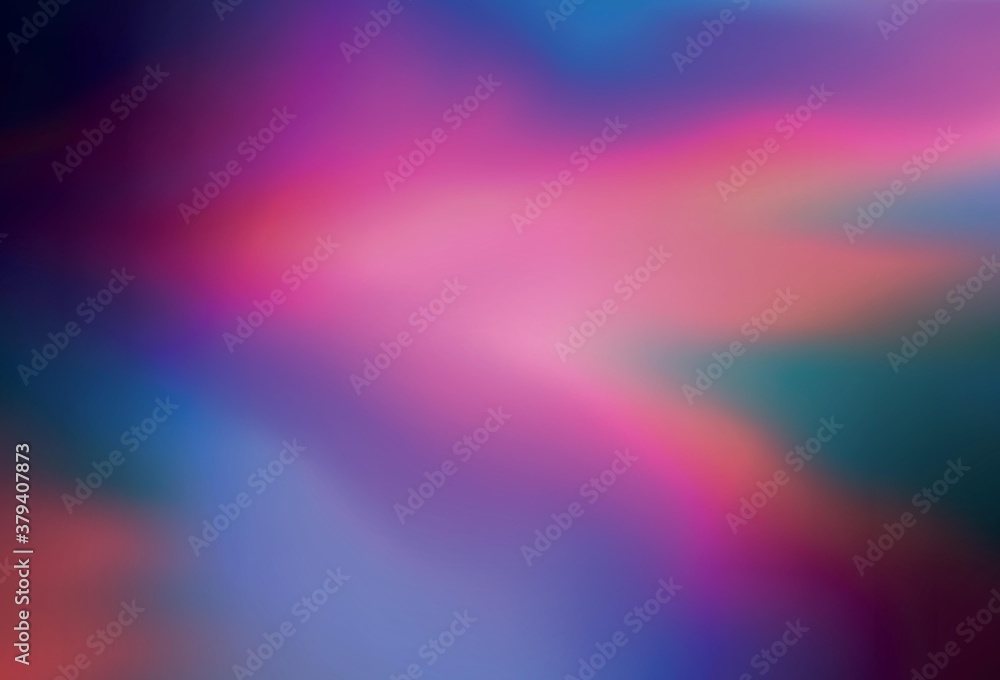Light Purple, Pink vector blurred and colored pattern.
