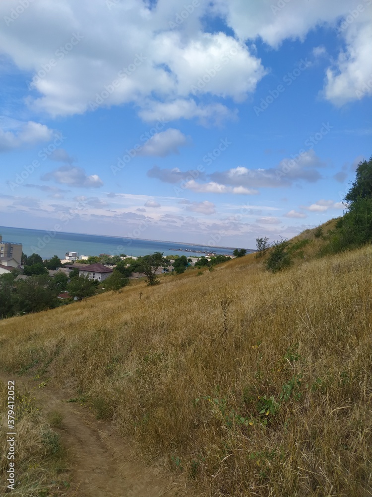 Naklejka premium view of the river