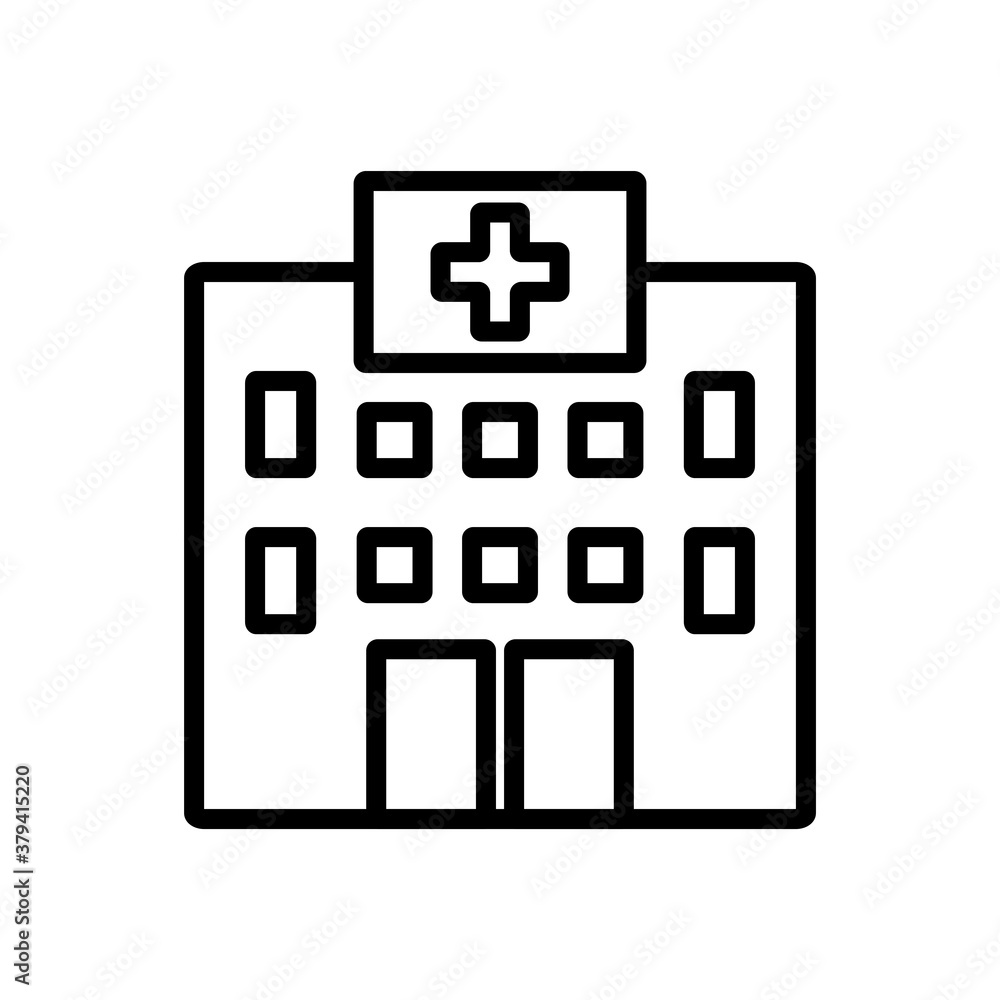 Hospital Icon Design Vector Illustration Template Hospital Icon Design Vector Illustration Template